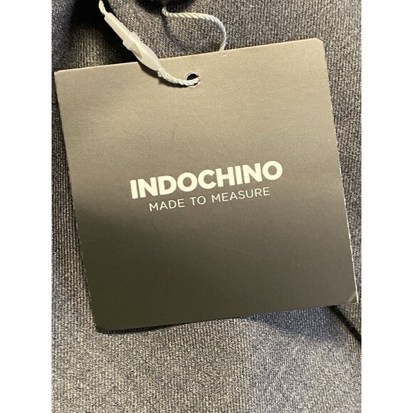 Indochino Blazer Mens 44 Gray Wool Cashmere Sports Coat Jacket Luxury Lined - Picture 4 of 12